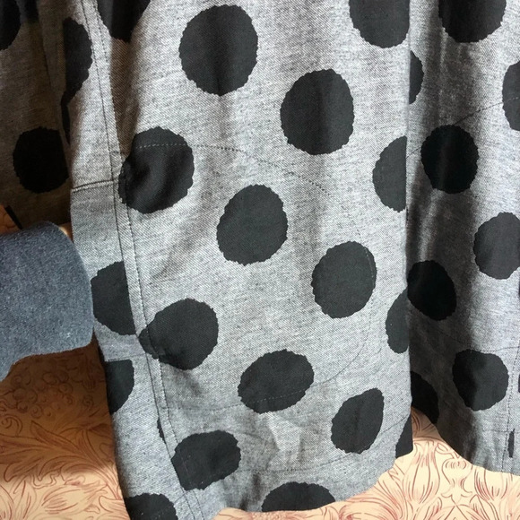 Yea big dot boxy top with pockets S/M roomy NEW - Picture 5 of 5